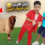 فلوق عيد الأضحى يزن وزين خافو وهربو من خروف العيد🤣رحنا ع بيت روني وع الألعاب